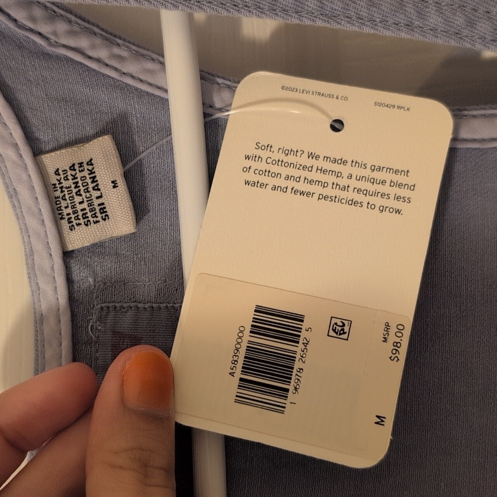 Levi's Rydon Cutout Romper (Purple) - Picture 4 of 4